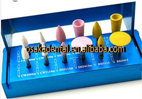Broca dental de diamante / broca de borracha / broca de silicone / broca de polimento RA2112 / R030 / R010